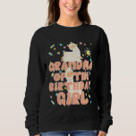 Grandma Of The Birthday Girl Llama Matching Family Sweatshirt<br><div class="desc">Grandma Of The Birthday Girl Llama Matching Family</div>
