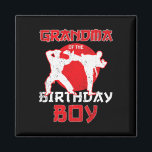 Grandma Of The Birthday Karate Taekwondo Boy Marti Magnet<br><div class="desc">Grandma Of The Birthday Karate Taekwondo Boy Martial Arts</div>