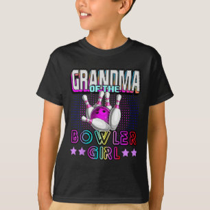 Grandma Of The Bowler Girl Matching Family Bowling T-Shirt