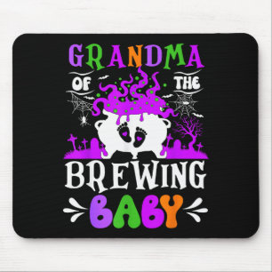 Grandma Of The Brewing Baby Grandma To Be Hallowee Mouse Pad