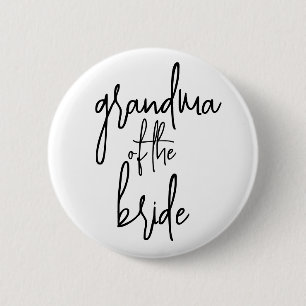 Grandma of the bride Button