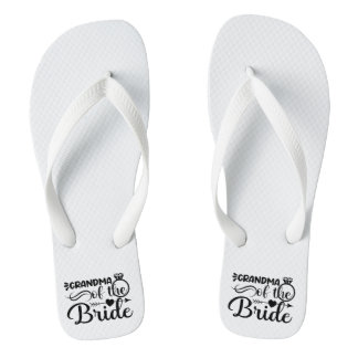 Grandma of the Bride Flip Flops