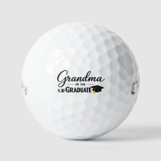 Grandma of the Graduate Custom Golf Balls, Proud  Balls