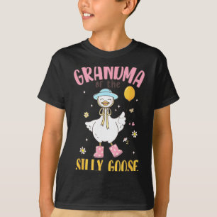 Grandma Of The Silly Goose First Birthday Family M T-Shirt