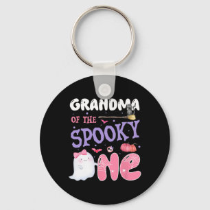 Grandma Of The Spooky One 1st Birthday Halloween P Keychain