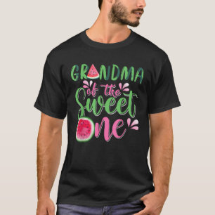 Grandma Of The Sweet One Watermelon First Birthday T-Shirt