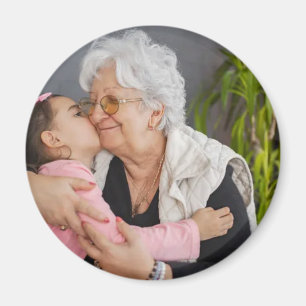 Grandma Personalized Full Photo Grandchildren Magnet