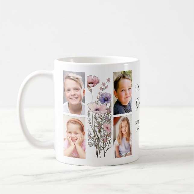 Grandma Photo Collage  Coffee Mug (Left)