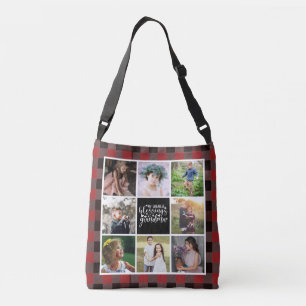 Grandma Photo Collage Greatest Blessings Crossbody Bag
