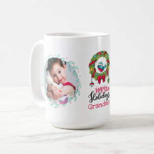 GRANDMA PHOTO MUG - Cadeaux de Noël Grandkids Pics