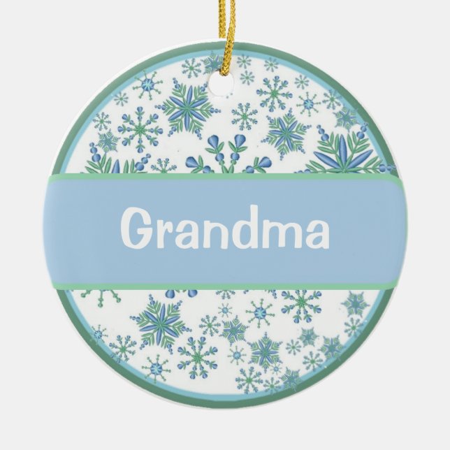 Grandma Photo Ornament (Front)