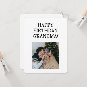 Grandma Photo Personalized Birthday
