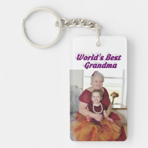 Grandma Photo texte violet