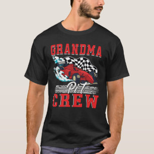 Grandma Pit Crew Car Racing Squad  3 T-Shirt