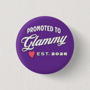Grandma Promotion For New Baby In 2026 1 Inch Round Button