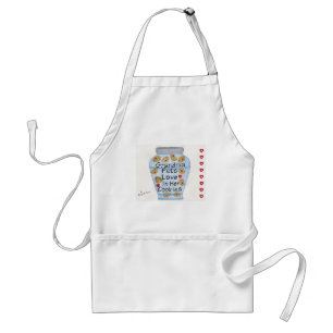 Grandma Puts Love In Her Cookies Apron