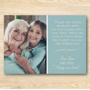 Grandma Remembrance Custom Plaque with Easel