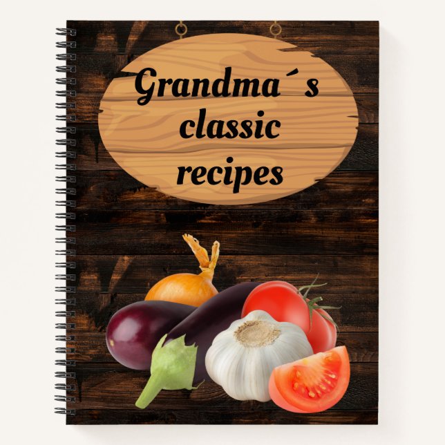 Grandma´s classic recipe notebook (Front)