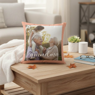"Grandma’s Cozy Pillow – Personalized Gift"