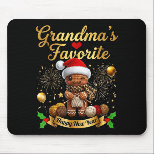 Grandma’s Favorite Gingerbread Crochet Doll For Cr Mouse Pad