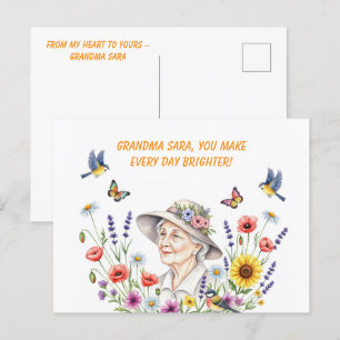 Grandma’s Floral Greeting Card
