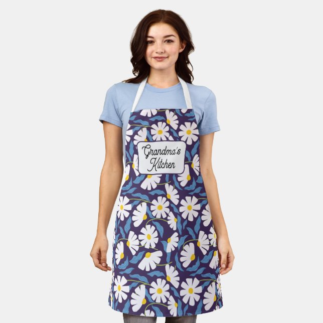 Grandma’s Kitchen Apron |Personalised Grandma Cool (Worn)