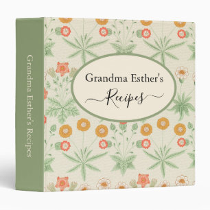 Grandma’s Recipes Binder – William Morris Botanic