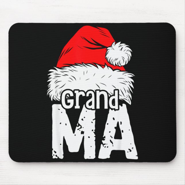 Grandma Santa Christmas Family Matching Pyjamas Xm Mouse Pad (Front)