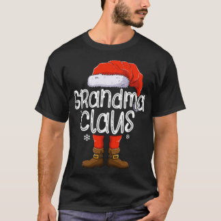 Grandma Santa Claus Matching Christmas Family Grou T-Shirt