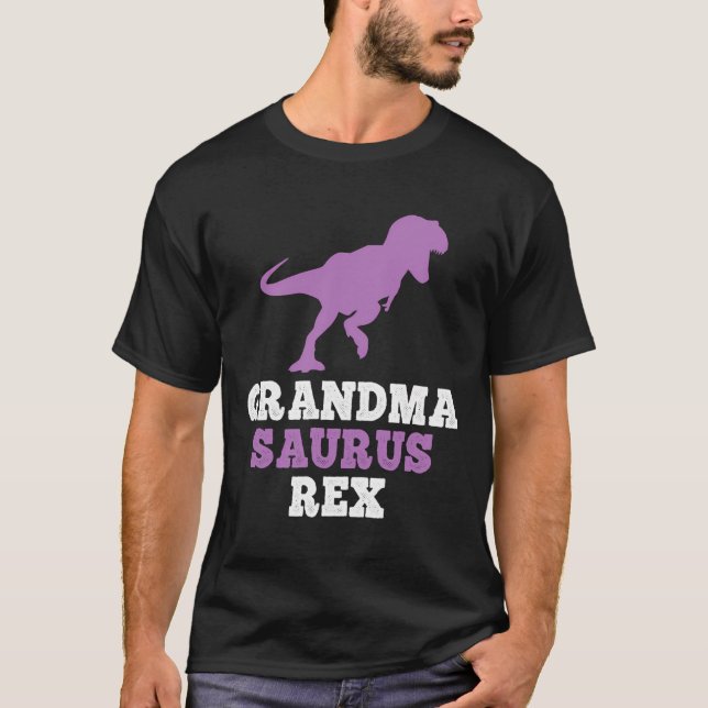 Grandma-Saurus Rex Funny Dinosaur Gift Grandmasaur T-Shirt (Front)