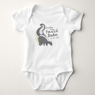 Grandma says I'm a lil stinker and she's right! Baby Bodysuit