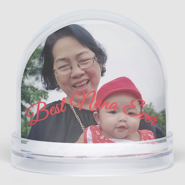 Grandma script 2 photo  snowglobe (Front)