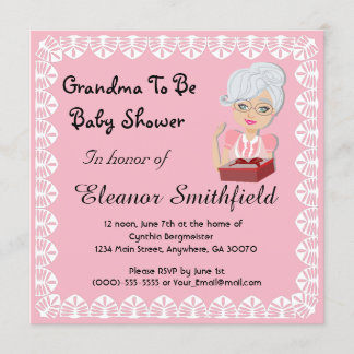 GrandMa sera une invitation Baby shower