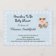 GrandMa sera une invitation Baby shower