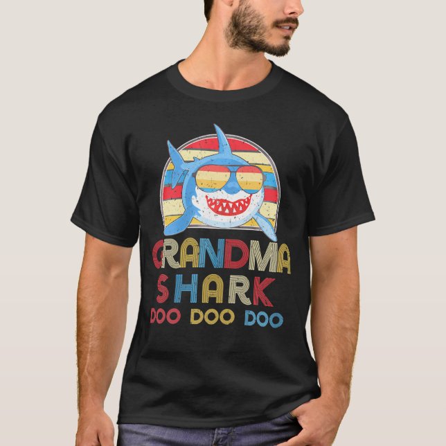 Grandma Sharks For Women T-Shirt (Front)