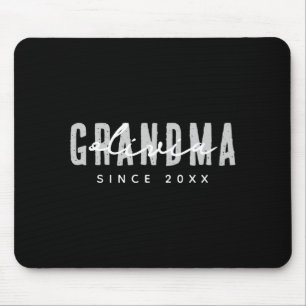 Grandma Since 20xx Modern Simple Preppy  Mouse Pad