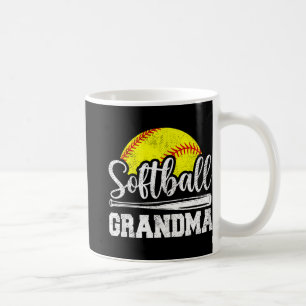Grandma Softball Player Game Day Mother#39; #39;s  Coffee Mug