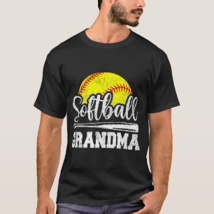 Grandma Softball Player Game Day Mother#39; #39;s T-Shirt