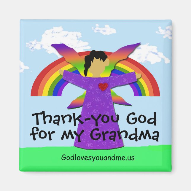 Grandma Thank-you Magnet (Front)
