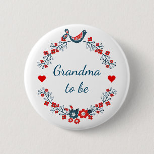 Grandma To Be 2 Inch Round Button