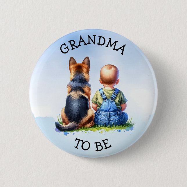Grandma to be | Baby Shower 2 Inch Round Button (Front)