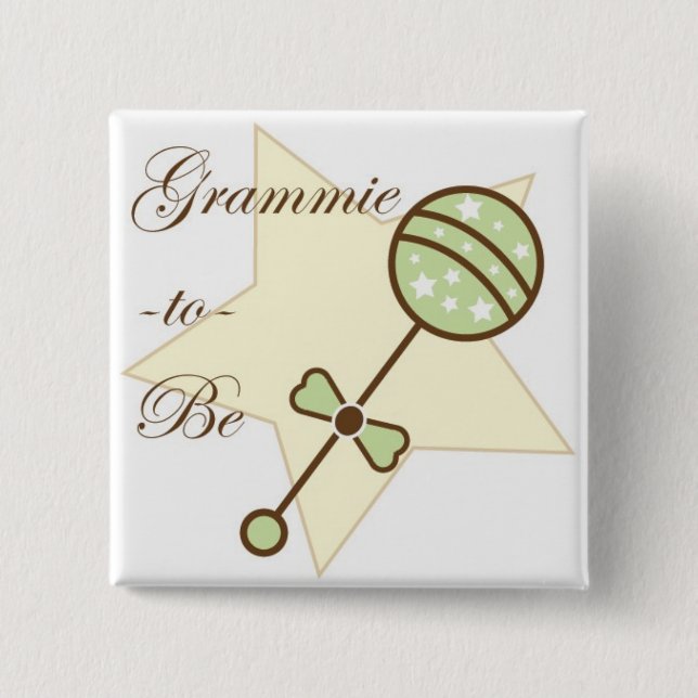 Grandma to Be Baby Shower Pin (Front)