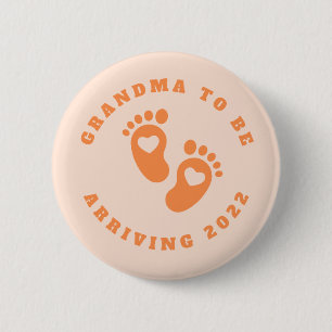 Grandma to be badge! 2 inch round button