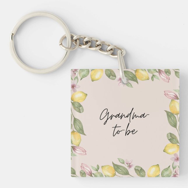Grandma-to-be Keychain (Front)