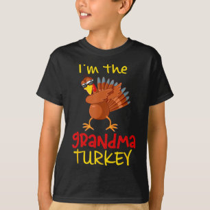 Grandma Turkey Matching Family Group Thanksgiving  T-Shirt