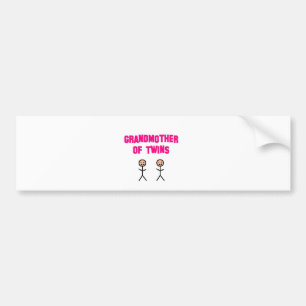 grandma twins bumper sticker
