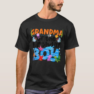 Grandma Under Sea Birthday Party Ocean Sea Animals T-Shirt
