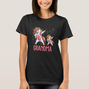 Grandma unicorn mom baby mother's day T-Shirt