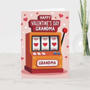 Grandma Valentines Day Jackpot Card