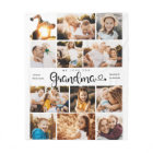 Grandma We Love you Hearts Modern Photo Collage